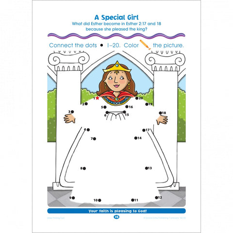 Bible Dot to Dot Preschool Workbook 02122