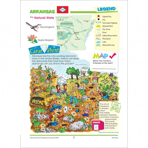 Travel the Great States Workbook 02351