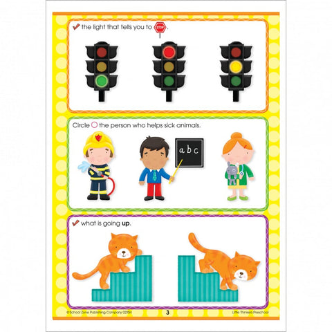 Little Thinkers Preschool Workbook 02354