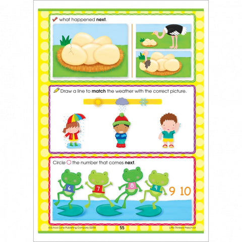 Little Thinkers Preschool Workbook 02354