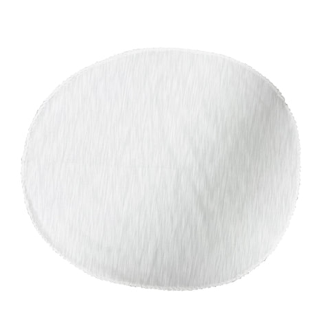 12-by-14-white, Women's Slub Knit Veil with Scalloped Edge SKS