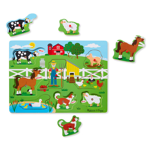 Old MacDonald puzzle and pieces