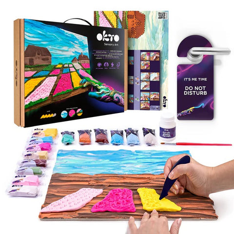 Sensory Art 3D Painting �Flower Beds in Holland� 10001 