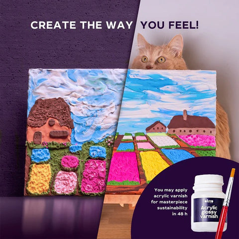Sensory Art 3D Painting �Flower Beds in Holland� 10001 