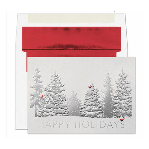 Scarlet Visitors Boxed Christmas Cards 1003000