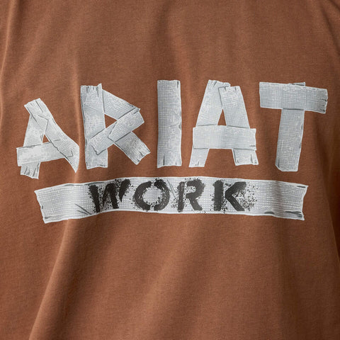 closeup, Men's Rebar Cotton Strong Duct Logo T-Shirt 10071367