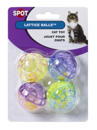 Spot lattice balls in neon colors