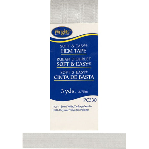 White Soft & Easy Hem Tape 117330-0030