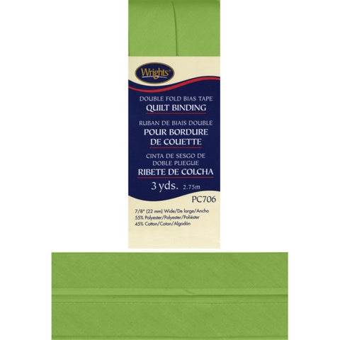 Green Glow Double Fold Bias Tape Quilt Binding 117706-1374