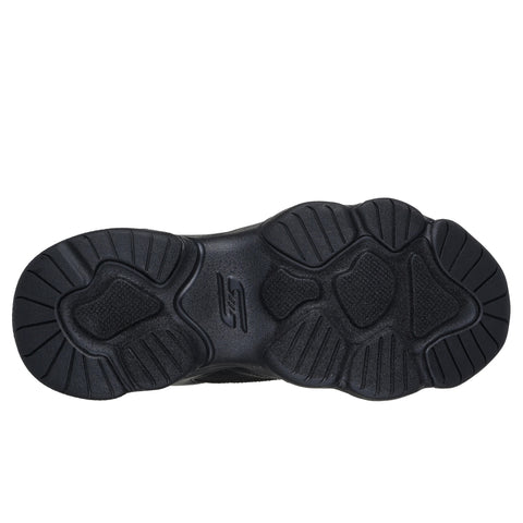 Sole of Skechers men's BOBS Sport Diego Fusion Motion shoe in black