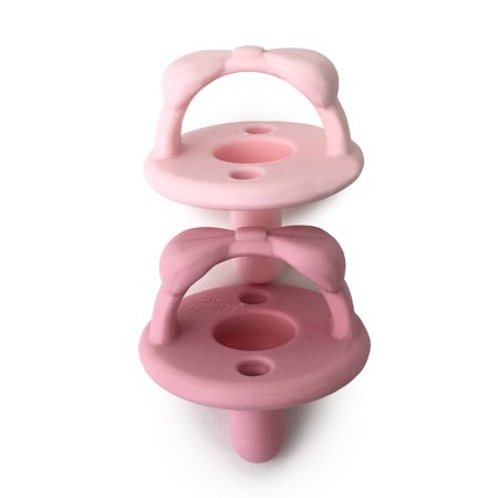 Sweetie Soother Pink Bows - Pacifier 2-Pack - 0-6M 8324