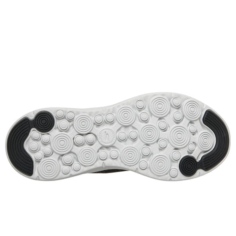 Sole of Skechers women's Slip-ins Go Walk Now Parker shoe in black & white