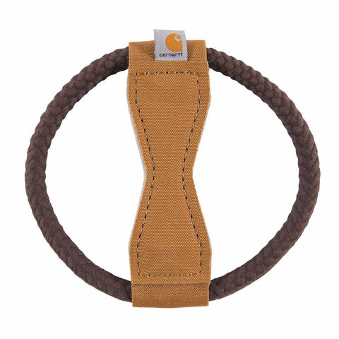 Carhartt Brown Firm Duck Wheel Dog Pull toy