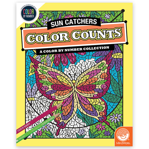 Sun Catchers Color Counts Color-by-Number Book 13774479