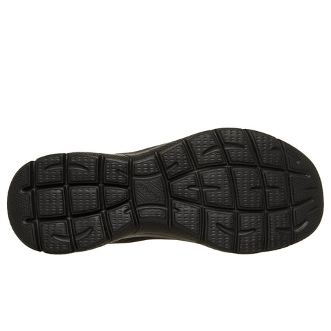 Sole of Skechers women's Arch Fit Summits Daily Flow shoe in black