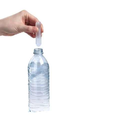 Plastic Travel Bottle Ice Cube Tray 160940
being inserted in plastic water bottle
