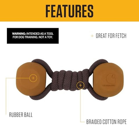 Details about Carhartt Brown Rope Bone Dog Chew