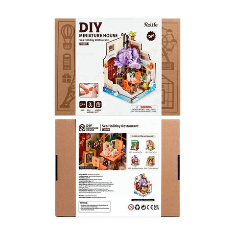 Sea Holiday Restaurant DIY Miniature House DS039