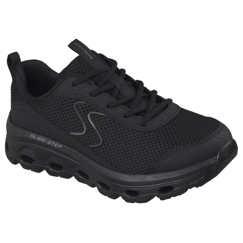 Skechers women's Glide-Step Sole Pollard Mills shoe in black