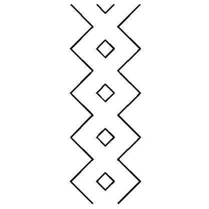 3.5" Border Quilting Stencil 19