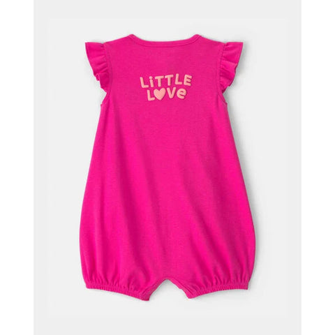 Girls' Little Love Heart Short-Sleeve Romper 1V282610