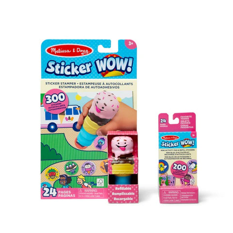 Sticker WOW! Ice Cream Bundle: Activity Pad & Sticker Stamper + Mini Activity Pad 50946