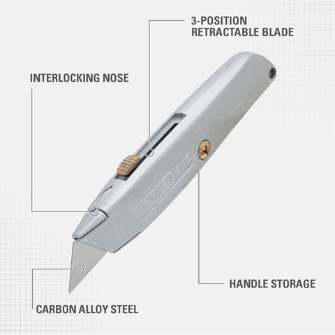 Stanley Tools Retractable 6 Inch Classic 99 Utility Knife 10-099 20530