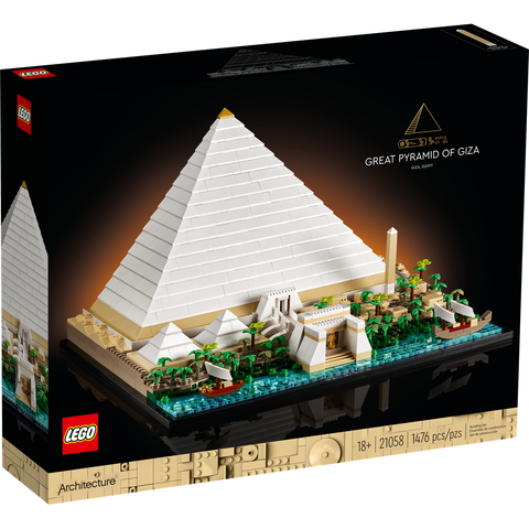 LEGO Architecture Great Pyramid of Giza 21058 Building Kit (1,476 Pieces)