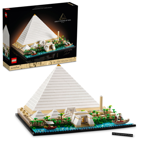 LEGO Architecture Great Pyramid of Giza 21058 Building Kit (1,476 Pieces)