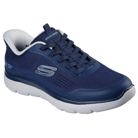 Navy Blue Skechers men's Slip-ins Summits Leyter sneaker