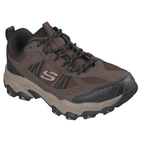 Skechers men's Stamina All-Terrain Upper Stitch shoe in brown