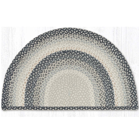 Braided Slice Rug Gray/Sand/Ivory SC-890 24 x 39