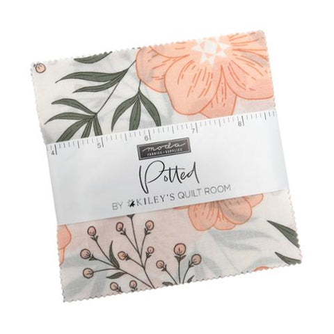 Potted Collection Cotton Fabric Charm Pack 26140PP