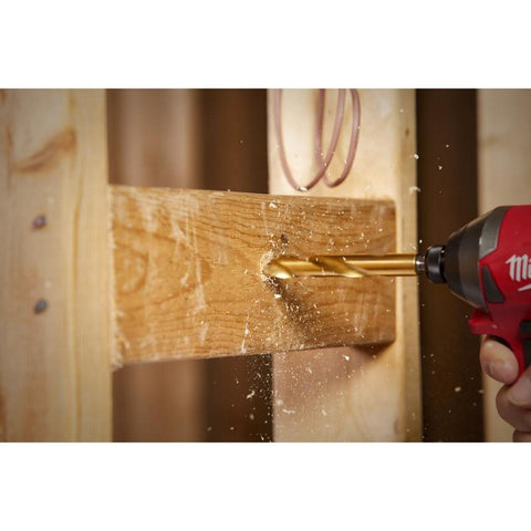 1/2 " Shockwave Red Helix Titanium Drill Bit