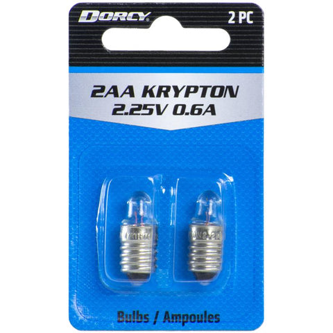 Dorcy 2-pack Krypton Flashlight Bulbs 2AA