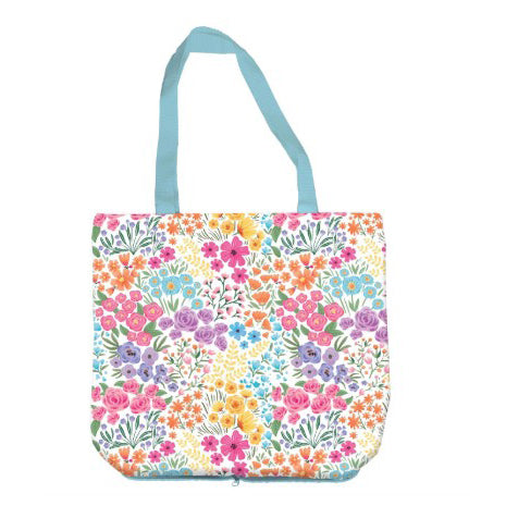 floral ditsy, Foldable Compact Tote Bag HT