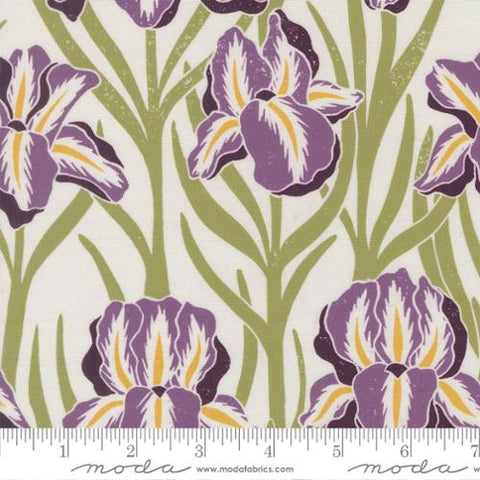 Garden Series Collection Iris Cotton Fabric 3321