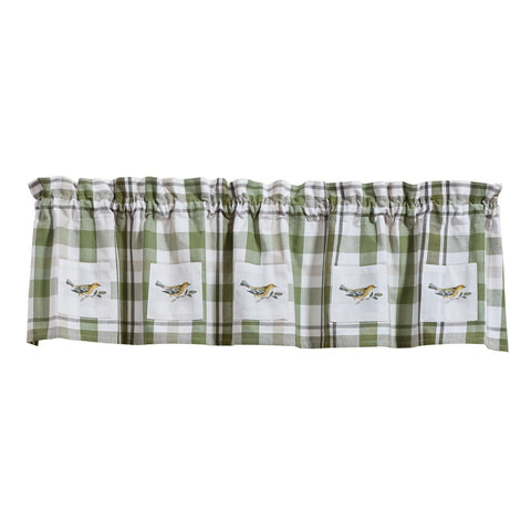 Hayes Plaid Valances 3953-470
lined patch design