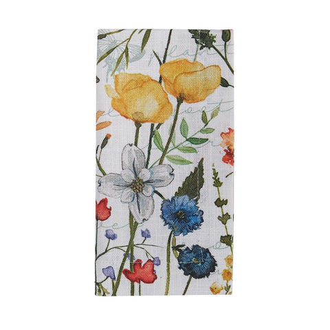Wildflower Sketchbook Cloth Napkin 3997-020   