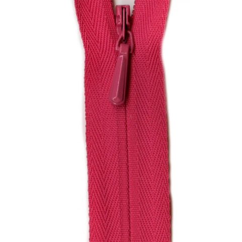 Fuschia Unique Invisible Zipper.