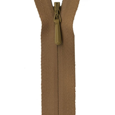 Gold Unique Invisible Zipper.
