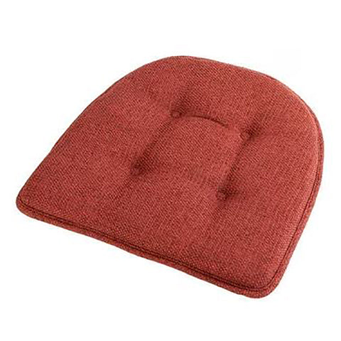 Red Tonic Tufted Gripper Chair Pad 414426-07
