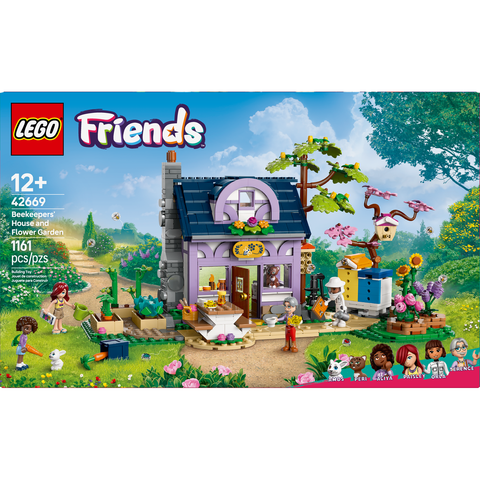 LEGO Friends Beekeepers' House and Flower Garden Building Kit 42669
