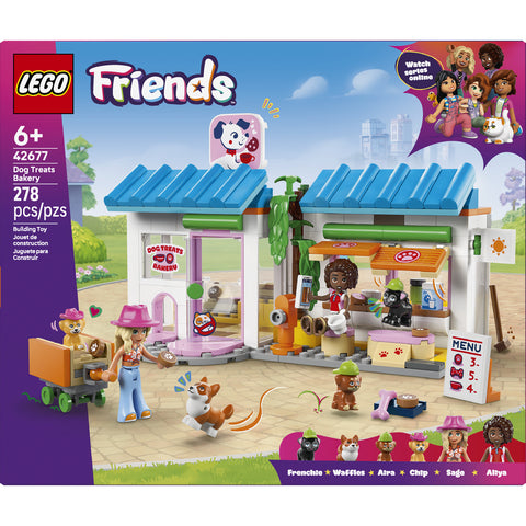 LEGO Friends Dog Treats Bakery Building Toy Playset 42677