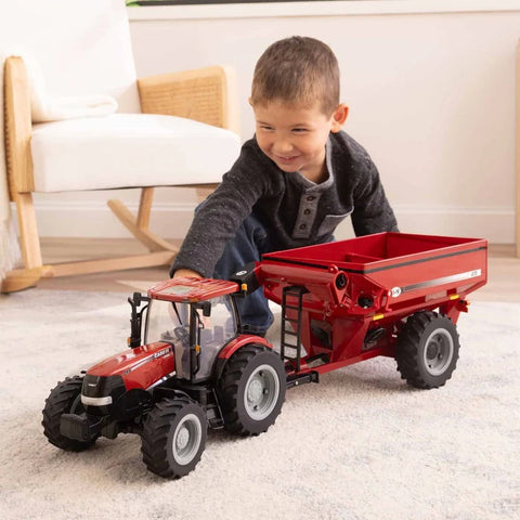 ERTL Big Farm 1/16 Case IH Puma 215 Tractor with J&M Grain Cart Wagon 44459