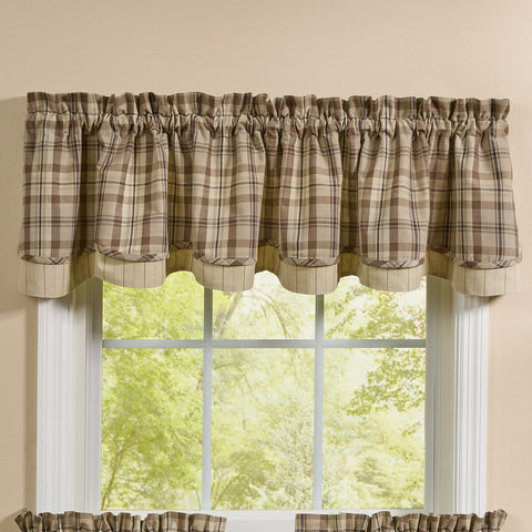 Plains Plaid Curtains 4878-430
Layered Valance