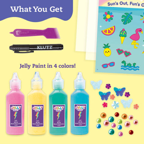 Paint & Peel Jelly Stickers: Glitter Goals! 9781546134008