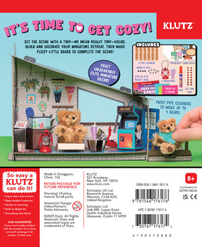 DIY Miniature Cozy Bear Cabin 9781546176176
