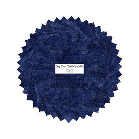 dark royal, Wilmington 5 Karat Gems Precut Fabric Squares 507
