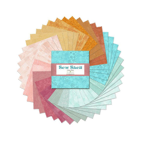 sew shell, Wilmington 5 Karat Gems Precut Fabric Squares 507